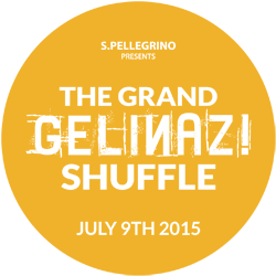 The Grand Gelinaz! Shuffle Logo USA Yellow